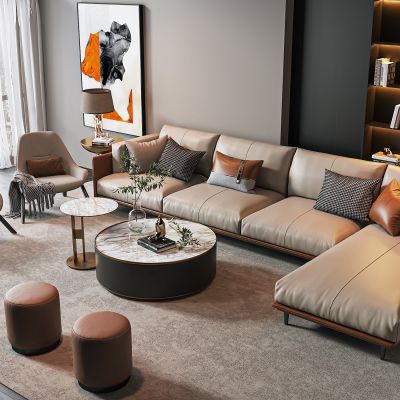现代轻奢组合沙发