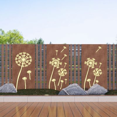 现代庭院景墙 入口景墙