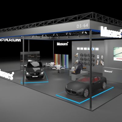 车展配件展展台-Musues_雨墨设计