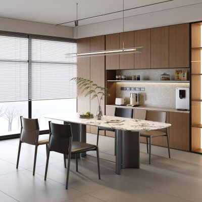 现代简约餐厅 现代餐桌椅