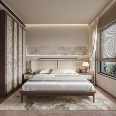 新中式宋式卧室