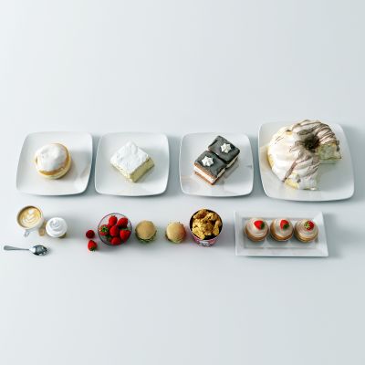 现代面包 蛋糕 炸鸡