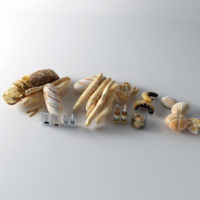 现代奶油 面包 饼干