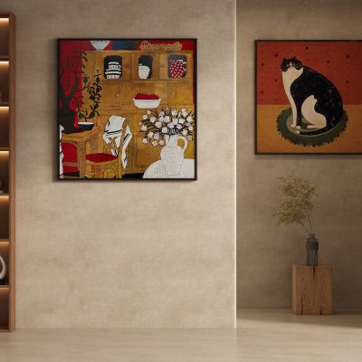 复古法式装饰画挂画