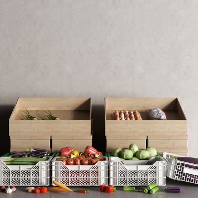 现代水果 蔬菜 鸡蛋 猪肉 篮子