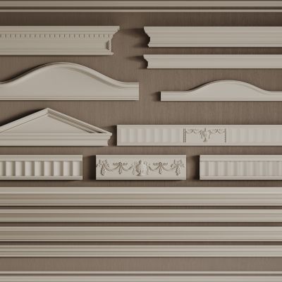 法式线条 石膏线 线条角线