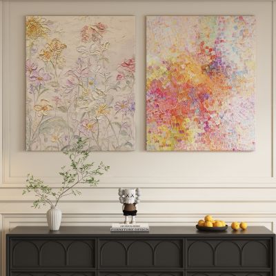 奶油风装饰画挂画