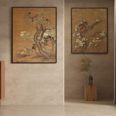 复古新中式装饰画挂画