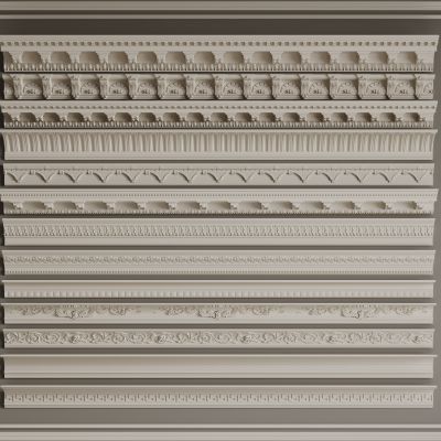 法式线条 石膏线 线条角线