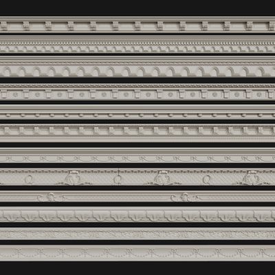 法式线条 石膏线 线条角线