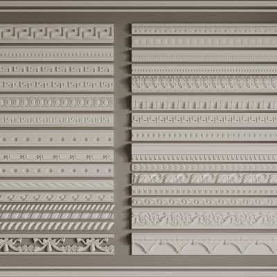 法式线条 石膏线 线条角线
