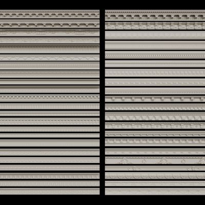 法式线条 石膏线 线条角线