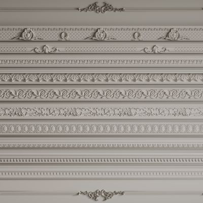 法式石膏线线条