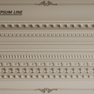 法式石膏线线条