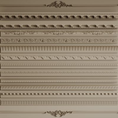 法式石膏线线条