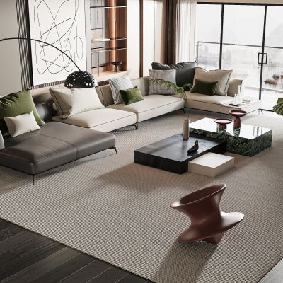 现代客厅组合沙发