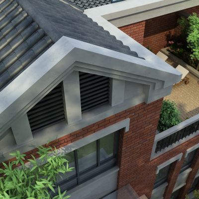 现代屋顶露台景观