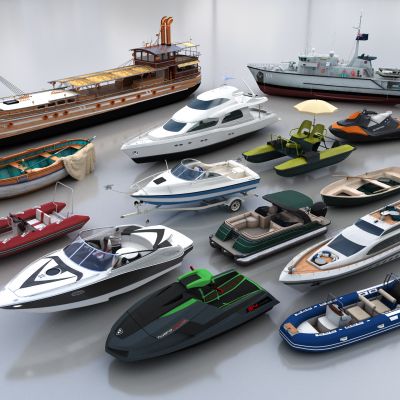 现代帆船快艇组合