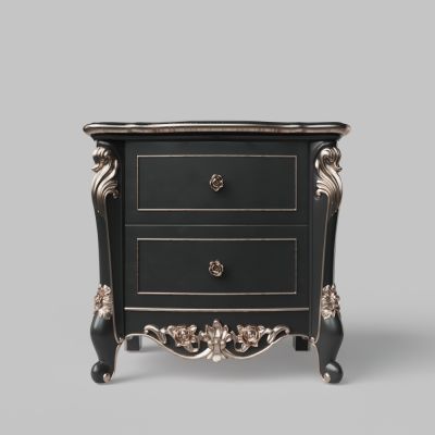 欧式雕花实木床头柜