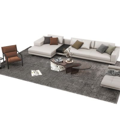 意式沙发茶几组合