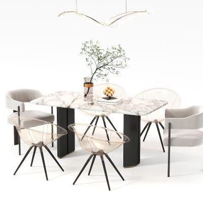 意式餐桌椅组合