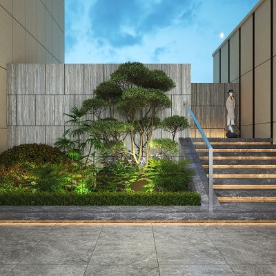 现代 庭院 庭院景观