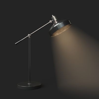 现代金属台灯