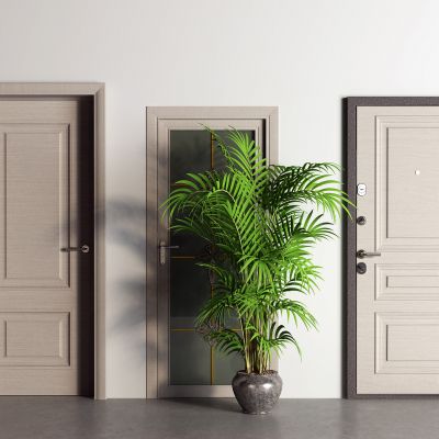 现代入户门 实木复合门 玻璃门 卫生间门