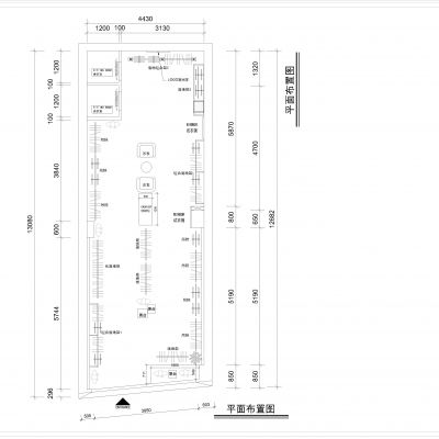 现代简约服装店施工图