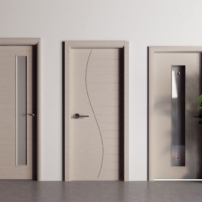 现代实木复合门