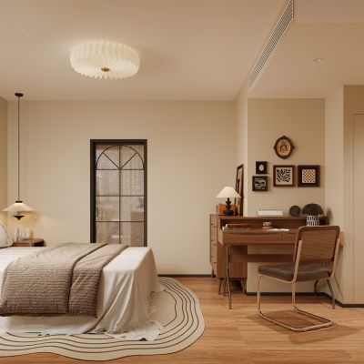 中古风卧室衣帽间