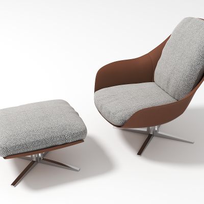 现代脚踏休闲椅