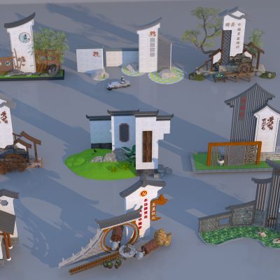 新中式标识标牌