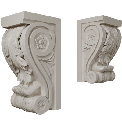 法式雕花柱头