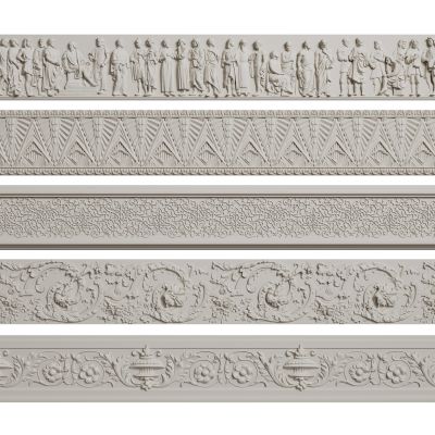 法式线条 石膏线 线条角线