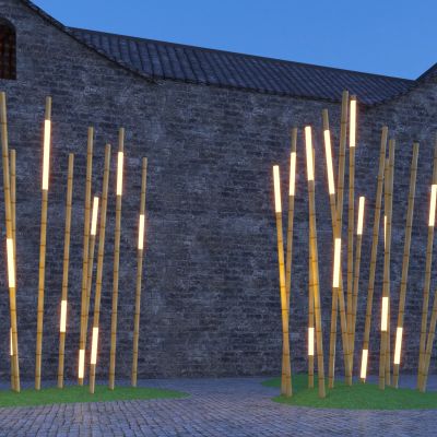 新中式现代景观灯 造型竹子景观灯