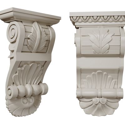 法式雕花柱头 罗马柱柱头 石膏柱头