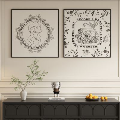 现代简约抽象装饰画挂画