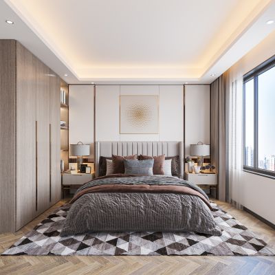现代卧室