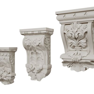 法式雕花柱头