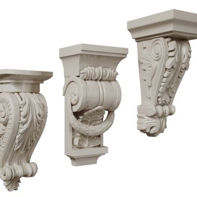 法式雕花柱头 罗马柱柱头 石膏柱头