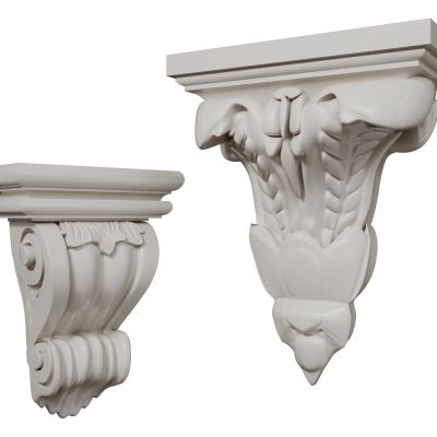 法式雕花柱头