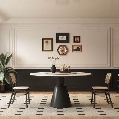 法式中古餐厅 餐桌椅