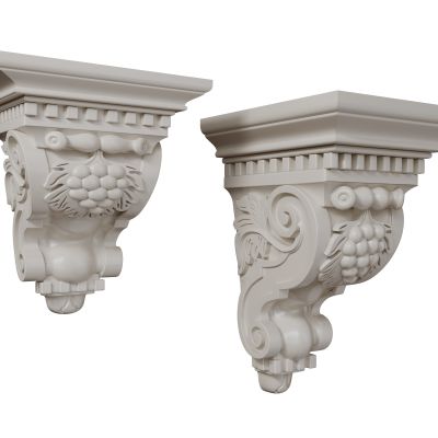 法式雕花柱头