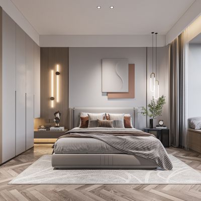 现代卧室