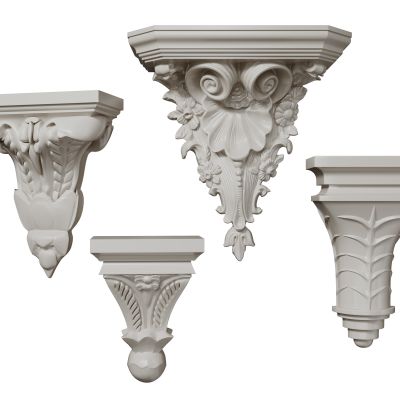 法式雕花柱头 罗马柱柱头 石膏柱头