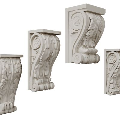 法式雕花柱头 罗马柱柱头 石膏柱头