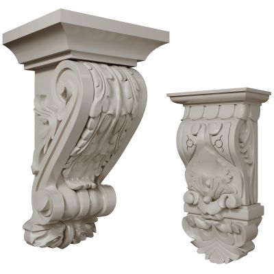 法式雕花柱头