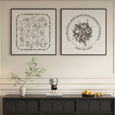 现代简约抽象装饰画挂画