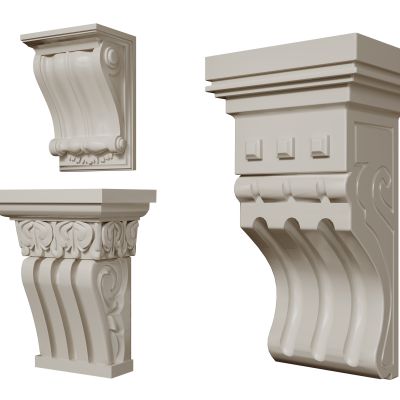 法式雕花柱头 罗马柱柱头 石膏柱头
